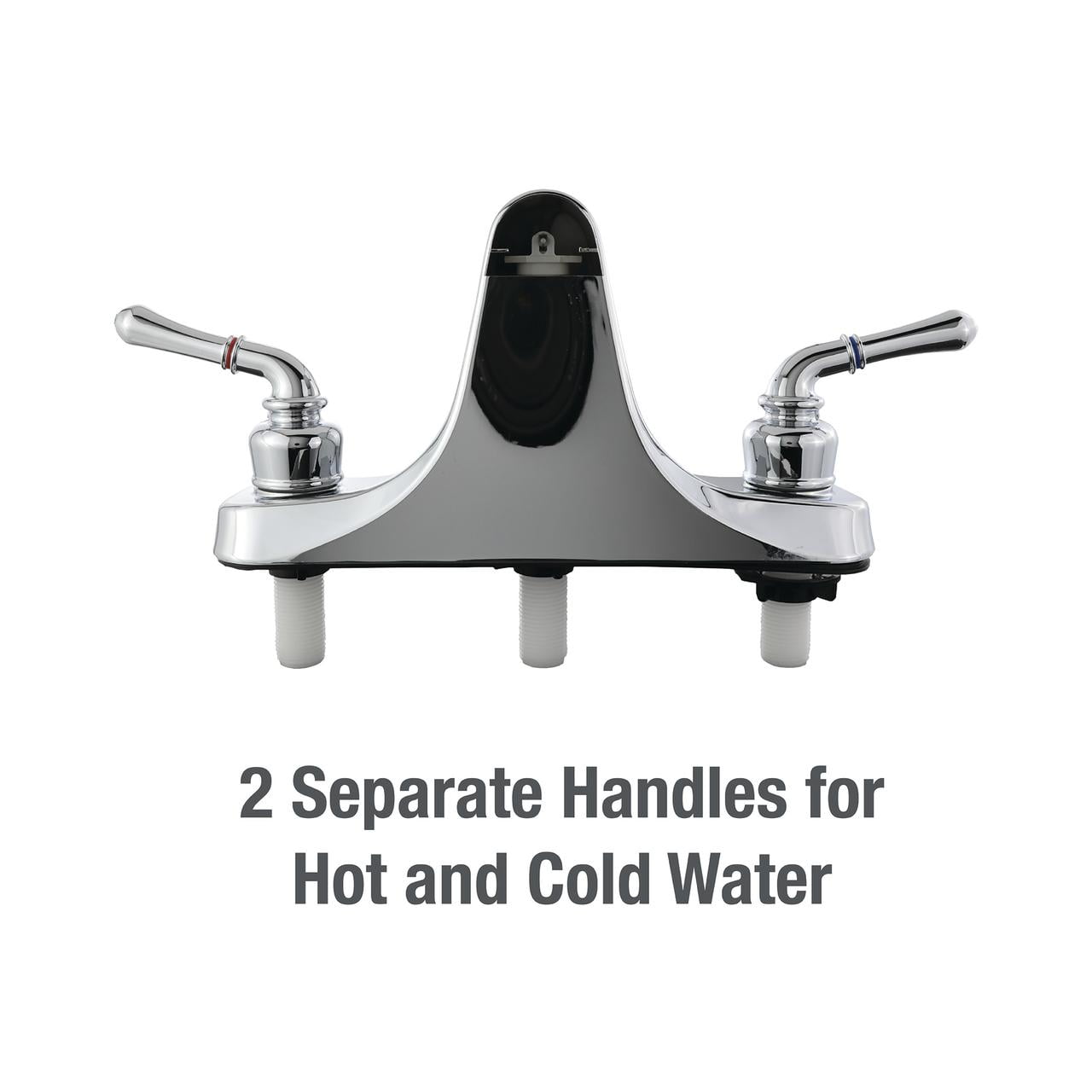 Danco 8-inch Lever-Style Mobile Home Bathroom Center-Set Tub/Shower Faucet in Chrome (10882X)