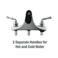 thumbnail image 3 of Danco 8-inch Lever-Style Mobile Home Bathroom Center-Set Tub/Shower Faucet in Chrome (10882X), 3 of 12