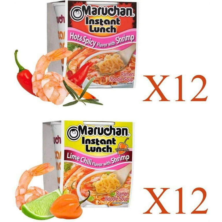 maruchanページ Maruchan Ramen 24 Count - Hot & Spicy, Lime Chili Shrimp