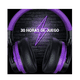 thumbnail image 2 of Auriculares Inalámbricos Bluetooth Morado con Negro, 2 of 4