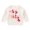 White, variant on Staki Sweatshirts for Girls Girls Sweaters Cotton Cute Kids Sweater Crew Neck Holiday Pullover(Beige,12-18 Months)