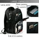 thumbnail image 4 of Easygdp Red Black Ink Style Bald Eagle Mochila para Laptop de Viaje con Puerto USB, Mochila para Laptop con Puerto de Carga USB para Mujeres y Hombres, 4 of 7