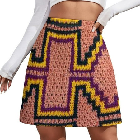 Short skirt Papua New Guinea Special Traditional Bilum (string bag) Designs and Prints Mini Kawaii