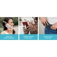 thumbnail image 2 of SURITCH Phone Grip Strap Finger Loop Holder for Back of Phone, 2-in-1 Soft Silicone Gripper Kickstand for iPhone Samsung and Most Cell Phone Cases, Long, Black, 2 of 12