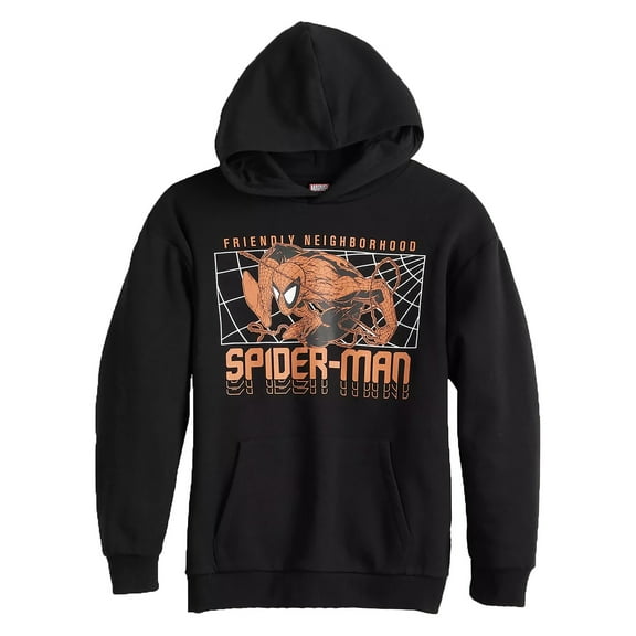 Spider-Man Hoodie Boy's Friendly Neighborhood Spider-Man Hooded Sweatshirt