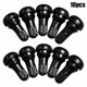 thumbnail image 1 of 10pcs 36*19mm Wheels Tires Parts Rubber Tubeless Car Tire Valve Stem Tr412 Dust Caps Tubeless Tire Valve Stem Black, 1 of 1