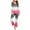 Pink, variant on Aoujea Save up to 50% Womens Sets Long Sleeve Plus Size Pajamas for Women Comfy Casual Solid Color Casual Top Pants Pajama Set Gift for Women