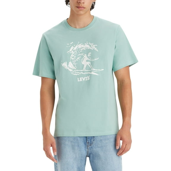 Levi's FELDSPAR Men's Surf Graphic Cotton T-Shirt, US Small