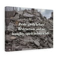 thumbnail image 5 of Scripture Walls Proverbs 16:18 Haughty Spirit Bible Verse Canvas Christian Wall Art Ready to Hang Unframed, 5 of 16