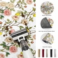 Country Blossom Flower Plant Round Area Rug 3ft,Living Room Rug Non ...