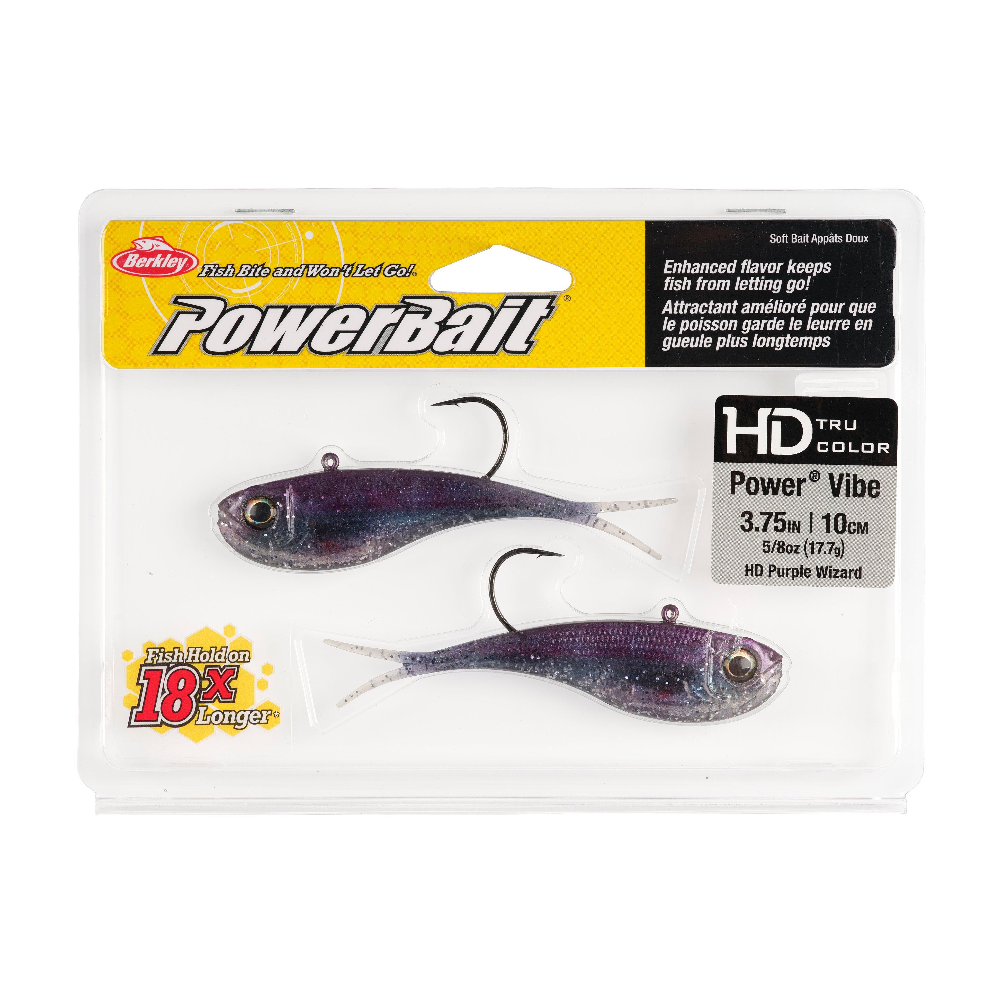 Berkley PowerBait® Power® Vibe, 3.75 in, HD Purple Wizard