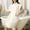 White, variant on Robes for Women Coral Fleece Fluffy Knee Length Bathrobe for Women House Brown Women's Robe