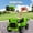 Green, variant on Luku 12V Kids Ride-On Dump Truck, Remote Control, Power Dump Bed & Shovel, 2-Speed, MP3, USB, Headlights, All-Terrain Tires, for Ages 3-8, 66 lbs Max
