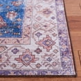 thumbnail image 4 of SAFAVIEH Tucson Tanja Traditional Machine Washable Runner, 2'6" x 8', Beige/Blue, 4 of 9