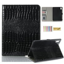 Dteck iPad 10th Generation Case 10.9 Inch 2022, Premium Leather Business Folio Stand Cover with Cash/Card Slot for iPad 10th Gen, Black