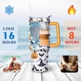 thumbnail image 4 of Darkness Themed Tumbler 40oz - Spooky Gothic Halloween Design - 40oz BPA-Free Insulated Mug - Keeps Hot 8 Hours, 4 of 7