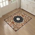 thumbnail image 3 of ODIKA Vinyl Record Abstract Music Motif Bold Geometric Border Minimalist for Home Office, Hallway, Laundry Room, Non-Slip Chair-Friendly, 3 of 7