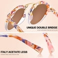 thumbnail image 3 of Gafas de sol CARFIA Small Pink Espejed Acetate para mujer, 3 of 7