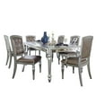 thumbnail image 4 of Topline Home Furnishings Sophisticated Silver 7pc Dining Set, 4 of 6