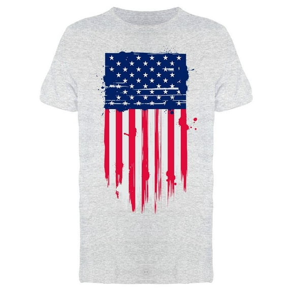 American Flag. Vintage Style Tee Men's -Image by Shutterstock