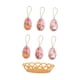 thumbnail image 2 of 6 huevos de Pascua con canasta para decorar, ideales como regalo de fiesta. Impresión de doble conejito, 2 of 9