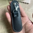 thumbnail image 4 of Tnobhg Fine Workmanship USB Drive Protective Case with Keyring Button Closure Flash Drive Cover Faux Leather U Disk Protective Pouch, 4 of 7