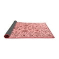 thumbnail image 2 of Ahgly Company Indoor Square Oriental Red Industrial Area Rugs, 3' Square, 2 of 4