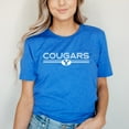 thumbnail image 4 of BYU Cougars Shadowed - Women's Short Sleeve Graphic T-Shirt, 4 of 11