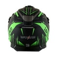 thumbnail image 4 of 1Storm Adult Motocross Helmet BMX MX ATV Dirt Bike Downhill Mountain Bike Helmet Racing Style H637; Storm Green, 4 of 6