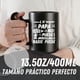 thumbnail image 4 of Taza de café Onebttl Spanish Dad de cerámica de 400 ml con mango de llave, 4 of 7