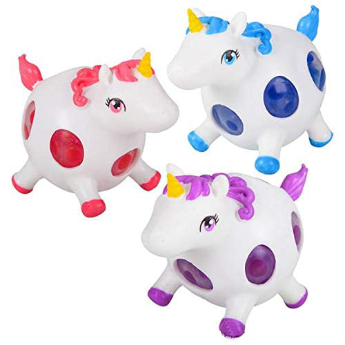 3pc extensible animaux ferme Squishy Kids Beany Bangers Sensorielle Stress Relief Toys 