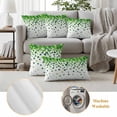 thumbnail image 6 of St. Patrick's Day Outdoor Waterproof Pillow Covers, Spring Lucky Shamrocks Rustic Leaves Decorative Square Throw Pillowcase Sofa Cushion Sham for Patio/Couch/Chair, 16"x16" 2 Pack, 6 of 8