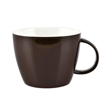 fMSDD Oversized Tobacco Brown 30oz Ceramic Mug for Taking a Good Coffee or Soup