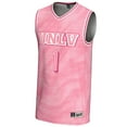 thumbnail image 2 of Unisex GameDay Greats #1 Pink UNLV Rebels Lightweight Basketball Fashion Jersey, 2 of 4