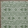 thumbnail image 5 of Loomaknoti Breyleigh Calitrah 6' x 9' Green Ikat Indoor/Outdoor Area Rug, 5 of 9