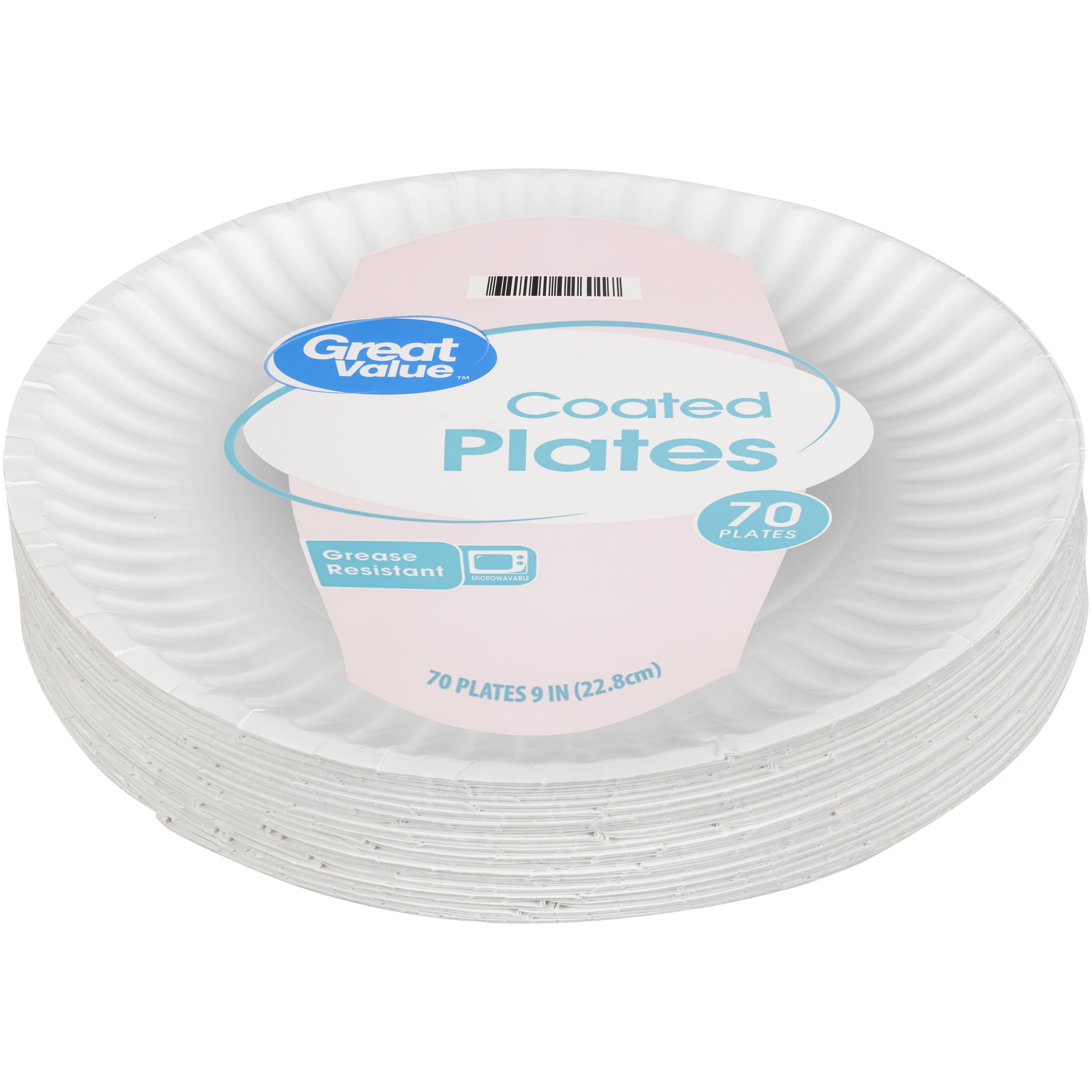 Great Value Economy 6 Paper Plates, 90 count 