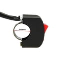 thumbnail image 2 of Interruptor de luz de manillar universal para motocicleta ATV y bicicleta, botón de encendido y apagado, 2 of 5