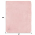 thumbnail image 2 of PETMAKER 30x40-Inch Reversible Sherpa Fleece Waterproof Dog Blanket (Pink), 2 of 8