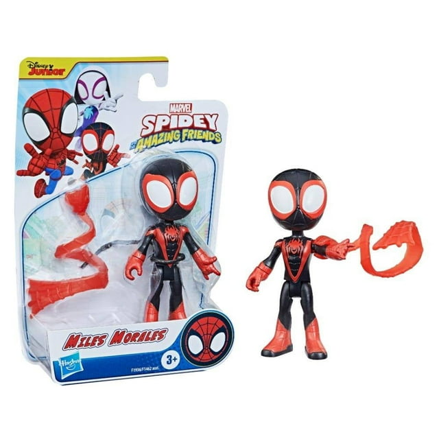 Figura de Acción Hasbro Marvel Spidey juguete Articulable de Miles Morales de 10 cm con 1 accesorio