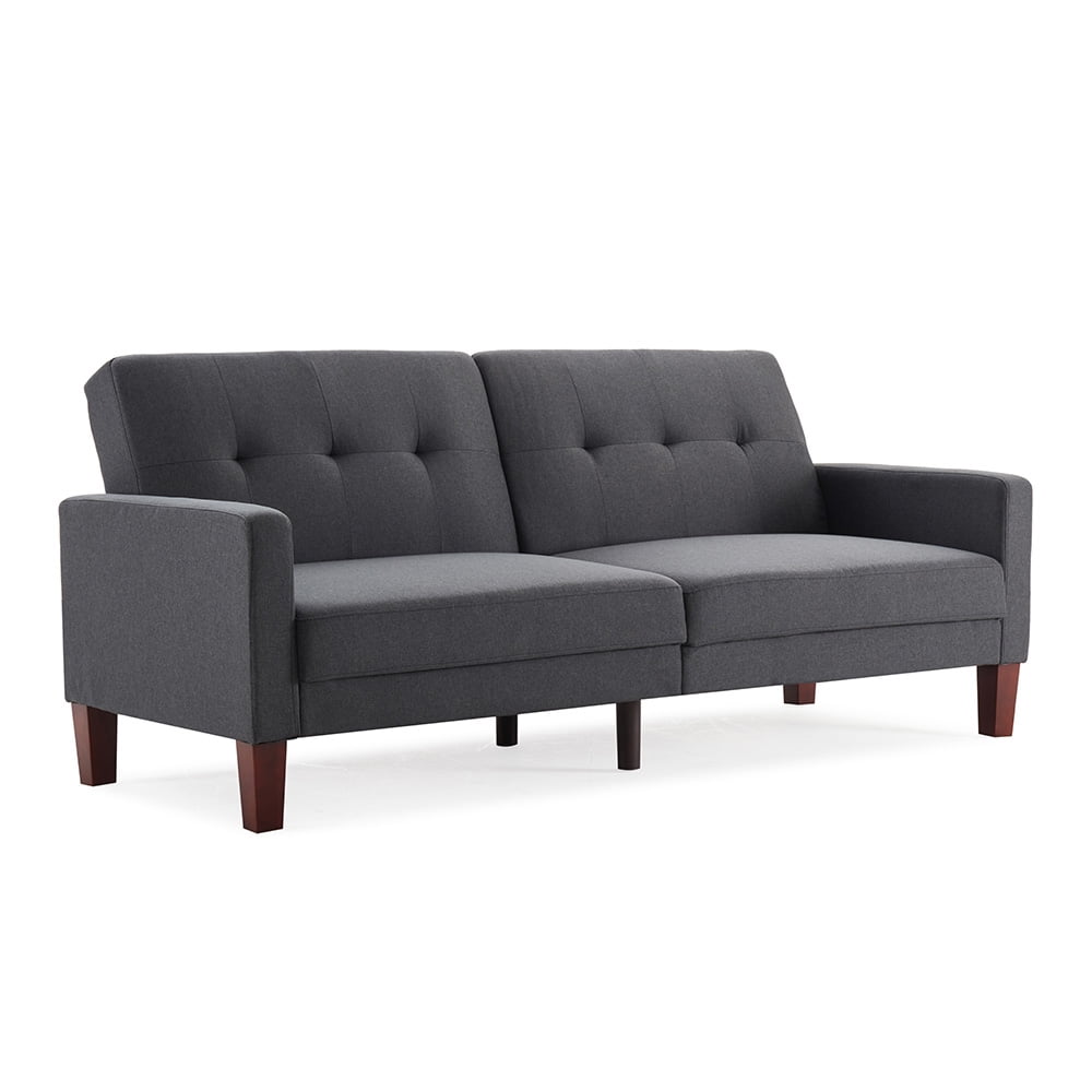 Kepooman Modern Solid Loveseat Sofa, Upholstery Fabric Sofa, Convertible Sofa Bed with Reversible Chaise for Small Spaces, White Kepooman Modern Solid Loveseat Sofa, Upholstery Fabric Sofa, Convertible Sofa Bed with Reversible Chaise for Small Spaces, White