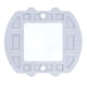 thumbnail image 2 of Farola solar con reflector para caminos de entrada y jardín | Iluminación exterior impermeable IP68 | 2 modos: intermitente y fijo | Construcción metálica para zonas de mucho tráfico, 2 of 6