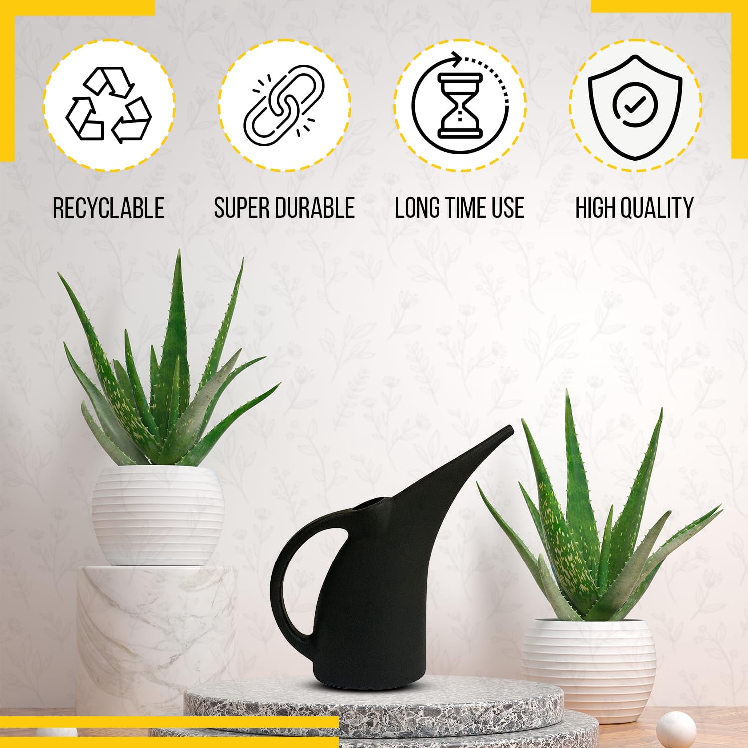 PRODUCTS Watering Can 1/2 Gallon - Small Watering Can for Indoor Plants - Outdoor Watering Can - Purple Plant Waterer - Plastic Watering Can for Garden - 1 Pack
