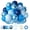 Blue, variant on Blue Balloons Metallic Blue Balloon, 60Pcs 12Inch Chrome Blue Balloons Kit Macaron Light Pearl Navy Blue Latex Balloons for Birthday Wedding Party Decoration
