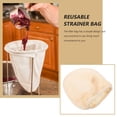 thumbnail image 1 of NUOLUX Bolsa De Malla Para Colar Leche, Café Y Jugos Reutilizable De Beige, 1 of 5