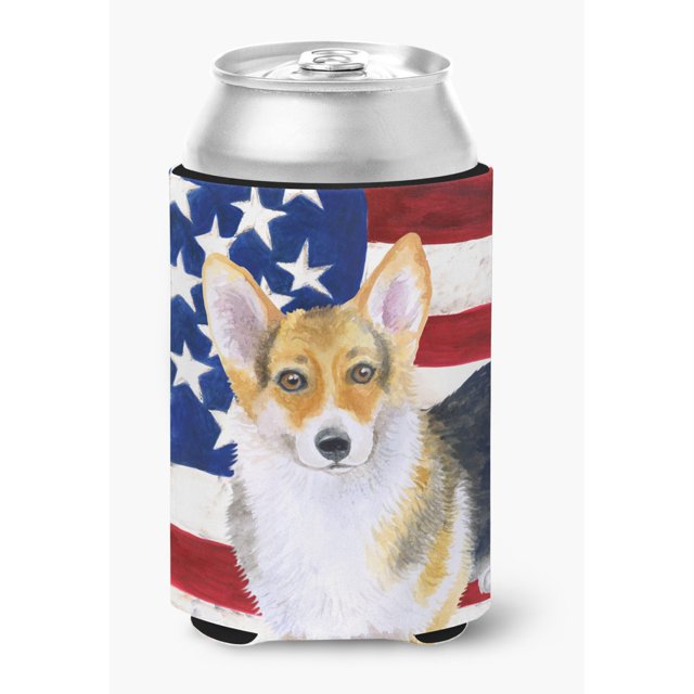 "Treasures Pembroke Corgi Patriótico Decorativo Can Hugger, Multicolor" Caroline's Treasures BB9642CC