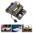 thumbnail image 3 of Almencla Voiture Disjoncteur Audio 30-300 AMP (en Option) DC12V-48V Manuel Réinitialisation Voiture Audio 300A, 3 of 8