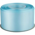 thumbnail image 1 of GFDYREE 2" Inch Double Faced Satin Ribbon Lt. Blue Solid Polyester Craft Ribbon - 25 Yards Perfect for Gift Wrapping, Crafts, Wreath, Wedding Party Ceremony Decoration, Floral Arrangement, S, 1 of 7