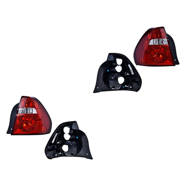 Par de Calaveras DEPO Malibu 2004 A 2007 Chevrolet S/Foco