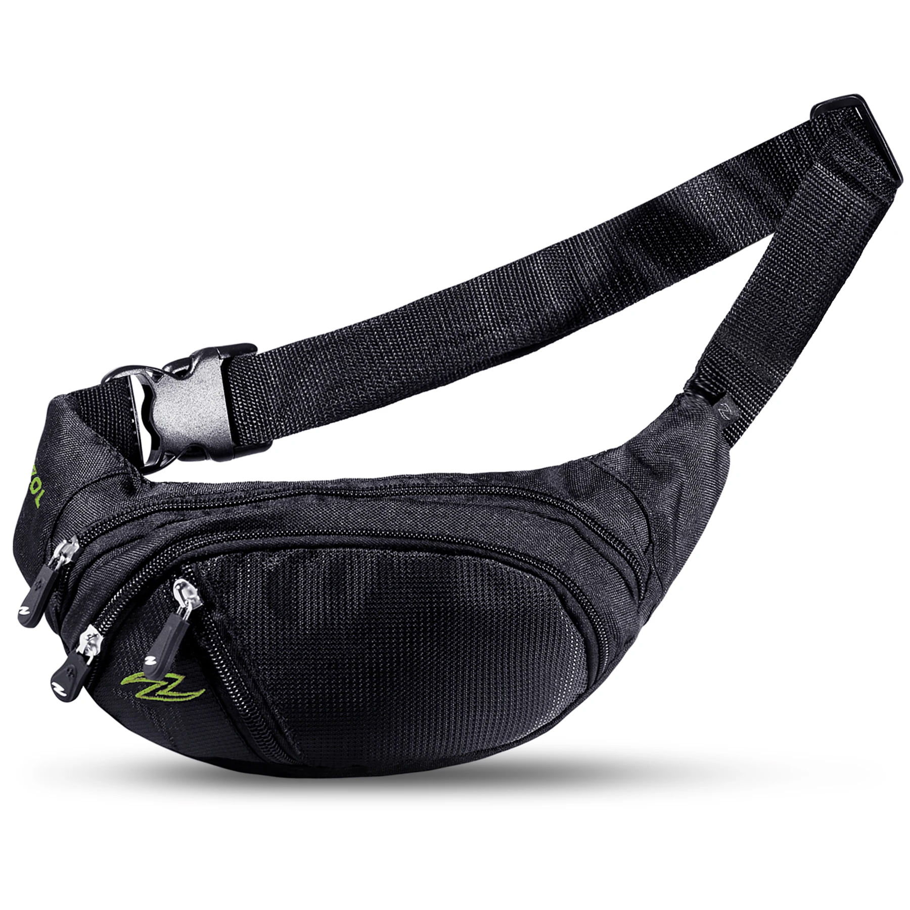 Lovollect Black Fanny Pack Waist Bag for