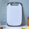 thumbnail image 6 of CASAFUN Durable Plastic Cutting Boards for Kitchen Large Cutting Board for Meat Dishwasher Safe Reversible Double Sided Chopping Boards withGrinding Area and Easy Grip Handle for Cooking, 6 of 7
